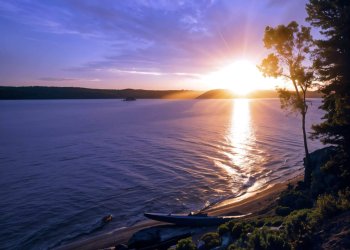 sunset-at-overlook-cottage-rental
